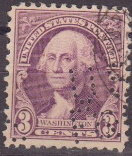 USA 1932 Scott 720 Sello Presidente George Washington Perforado usado Stamps EEUU Estados Unidos Etats Unis Stati Uniti Vereinigte Staaten